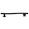Keeney Mfg Smooth Wave Designer Grab Bar, Matte Black, 24", 24.00" L, Stainless Steel, Matte Black GB2022-24MB - alternate 3